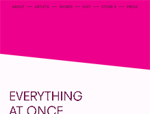 Tablet Screenshot of everythingatonce.com